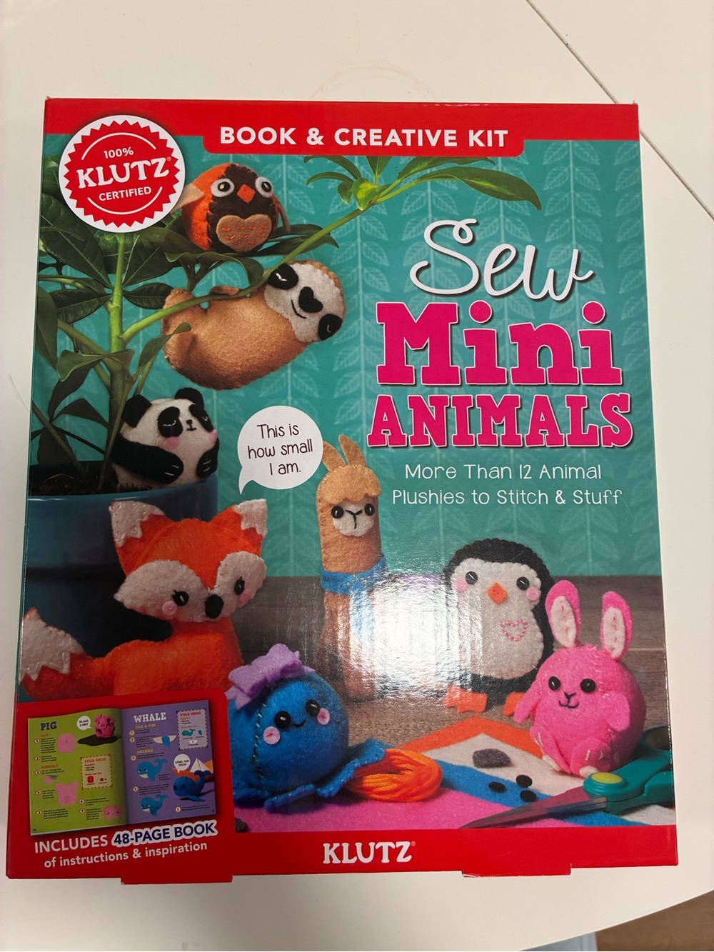Klutz Sew Mini Animals Craft Kit - Multi-Color